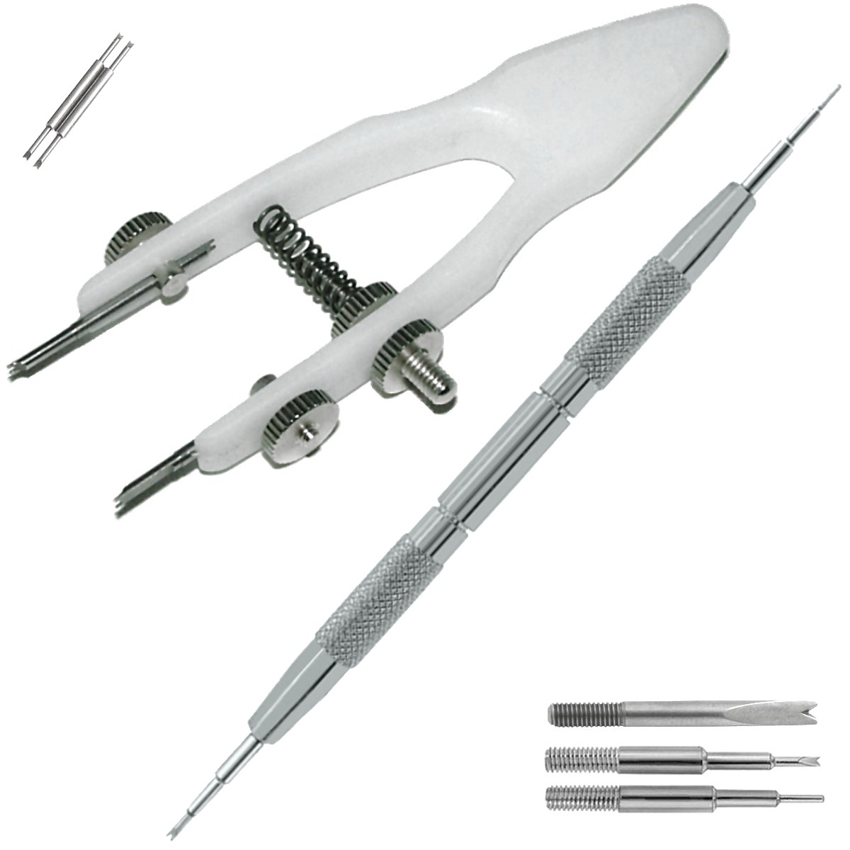 Set of plier to fit spring bars S1 & spring bar tool BULLONGÈ Spring