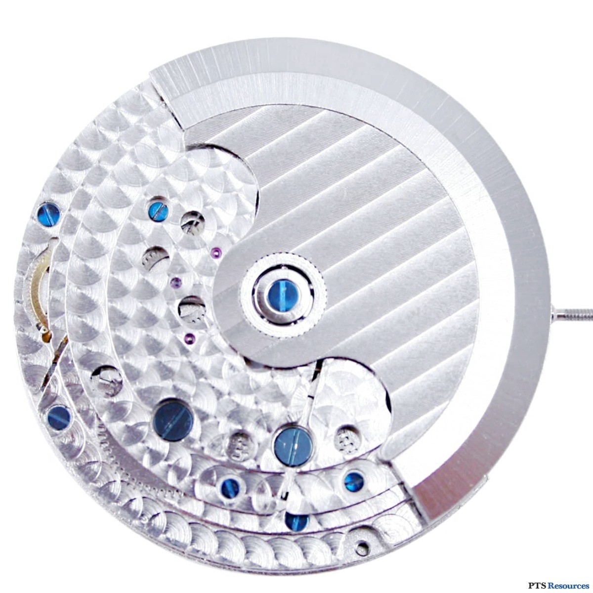 Mechanical watch movement PTS S 01 dual balance spring Watch