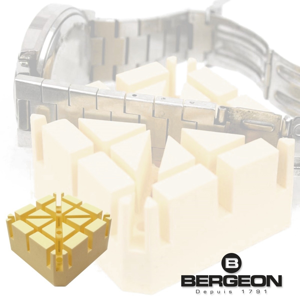 Bergeon 6744-p Uhr Armband Holding Support Block Schweizer Werkzeug Uhren Universal 