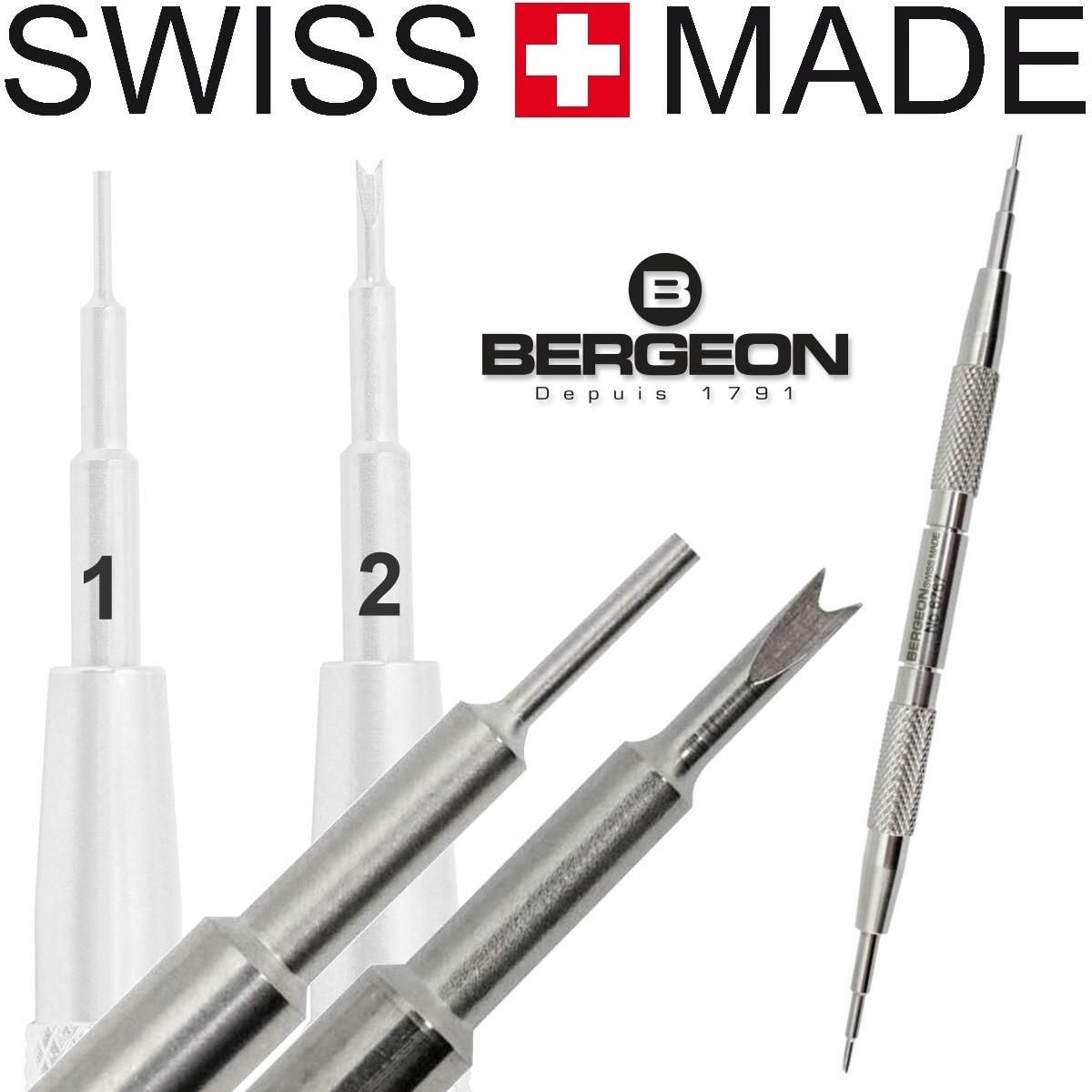 Bergeon Spring bar tool SF - Uhrenarmbänder von Fluco