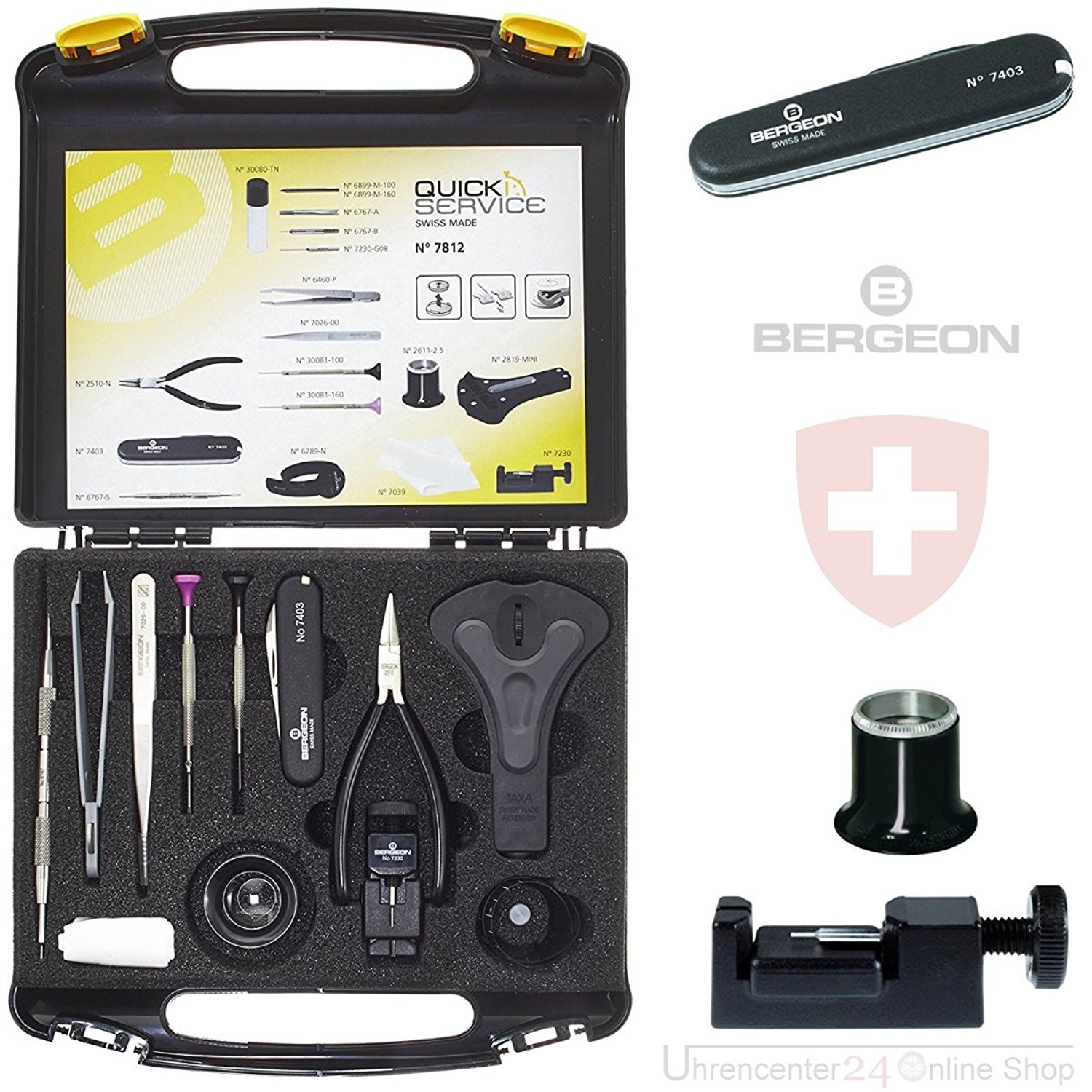 Genuine BERGEON (Swiss) Premium Watch Care Kit Ref. 7811 For
