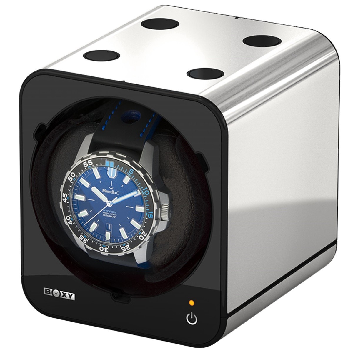 BOXY FANCY BRICK watch winder PLATIN PRO1 by Beco Technic