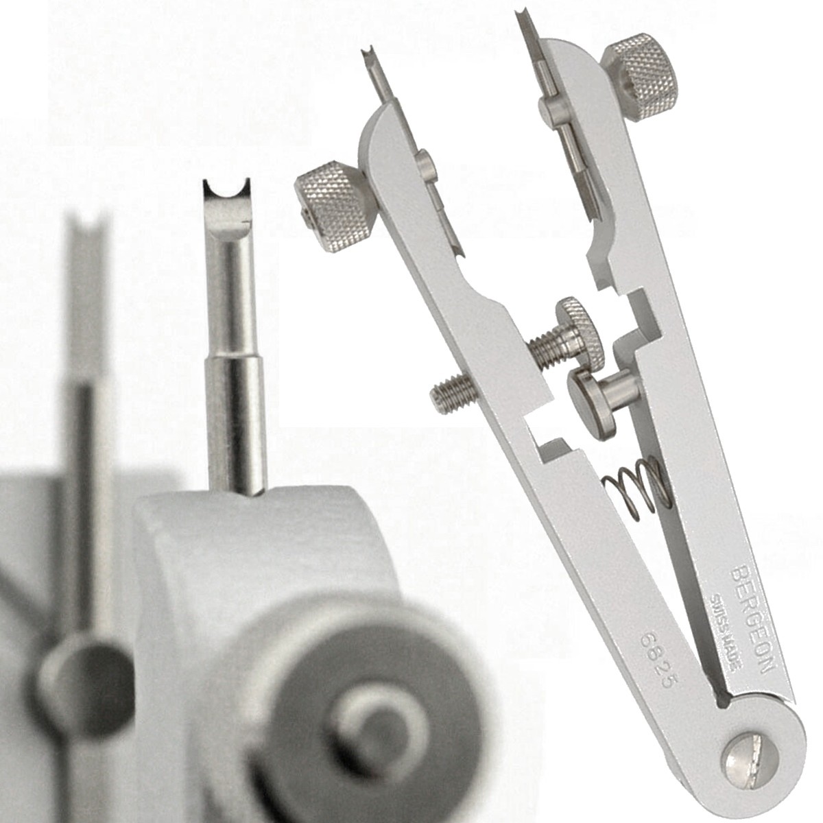 Bergeon 6825 PF spring bar plier tool for watch repair