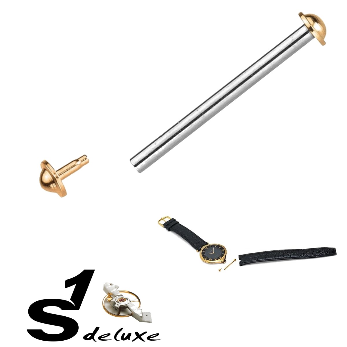 Set of friction pins T Bars for watch strap Replacement parts for bracelet and straps