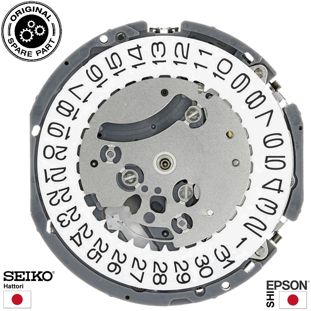 Chronograph watch movement VK63 Seiko SII Hattori Original Seiko