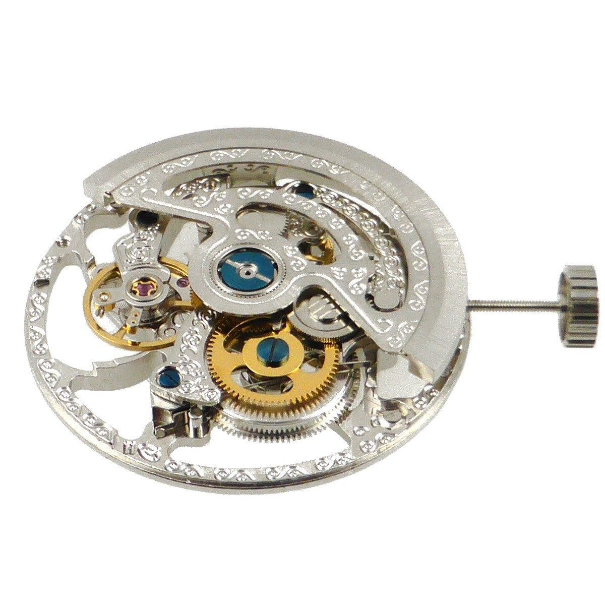 Skeleton watch movement online