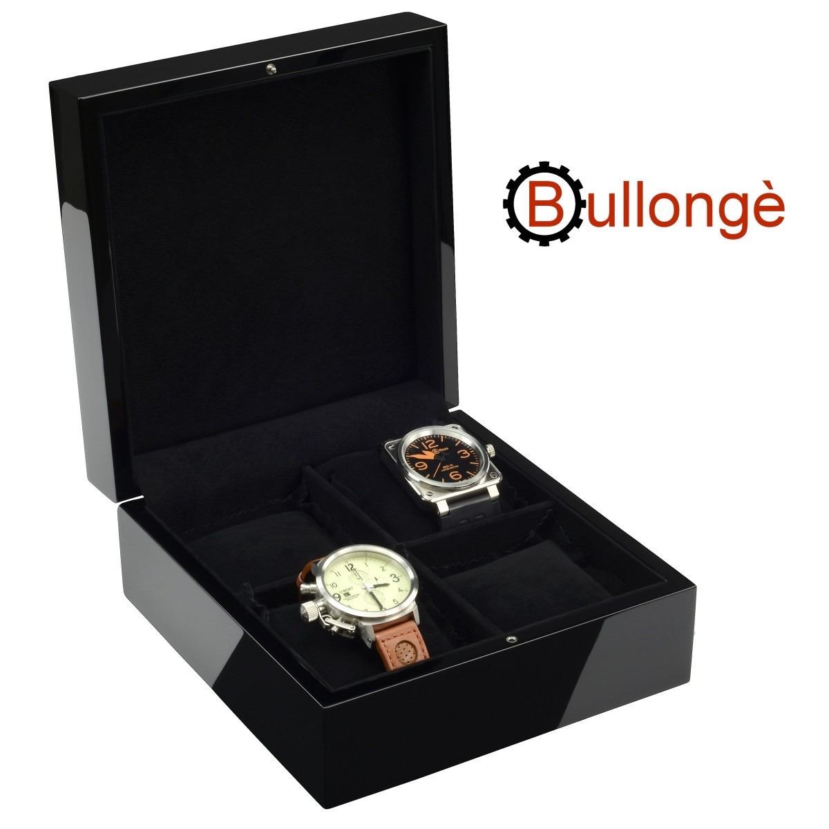 Piano black watch box clearance