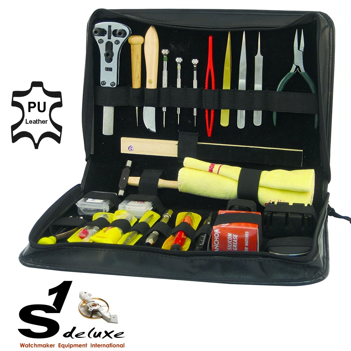 Watch repair kit 23 tools S1 DELUXE PRIME Watch tool starter set for hobbyist watchmakers