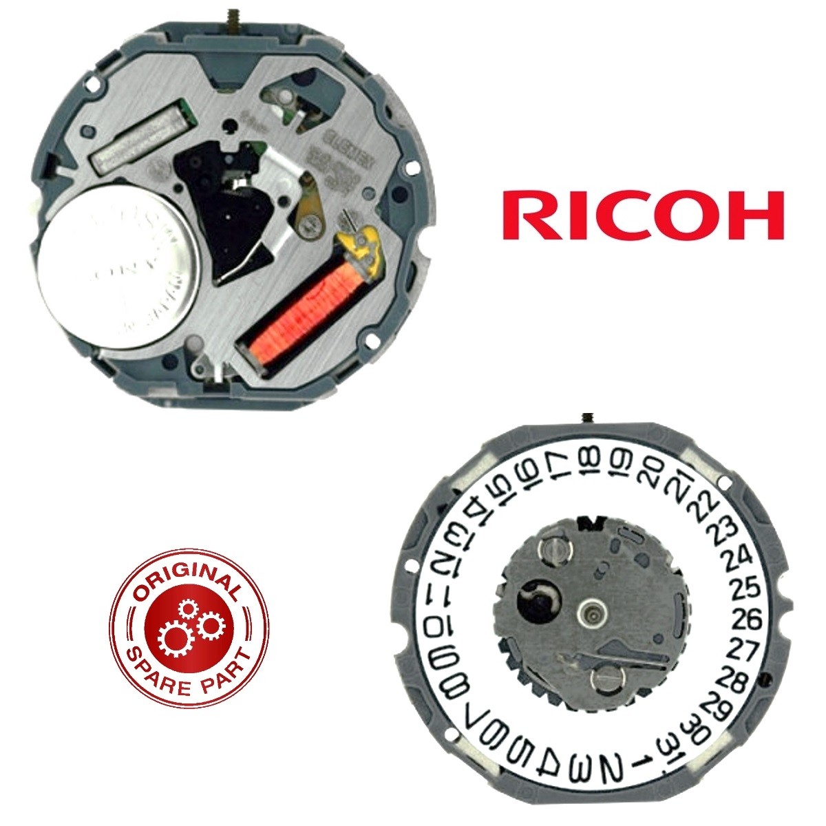 Elemex watch movement top
