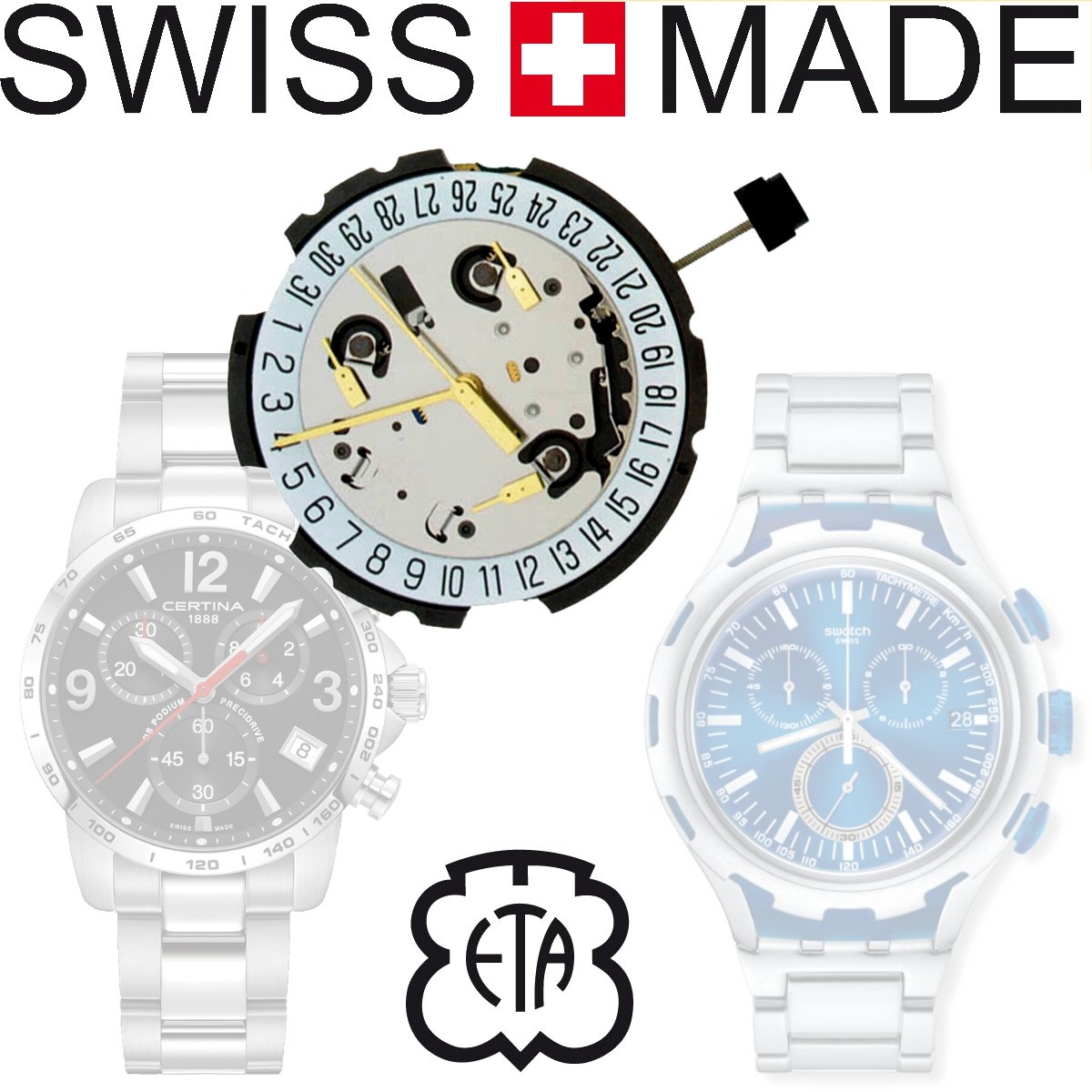 Eta quartz chronograph movement cheap
