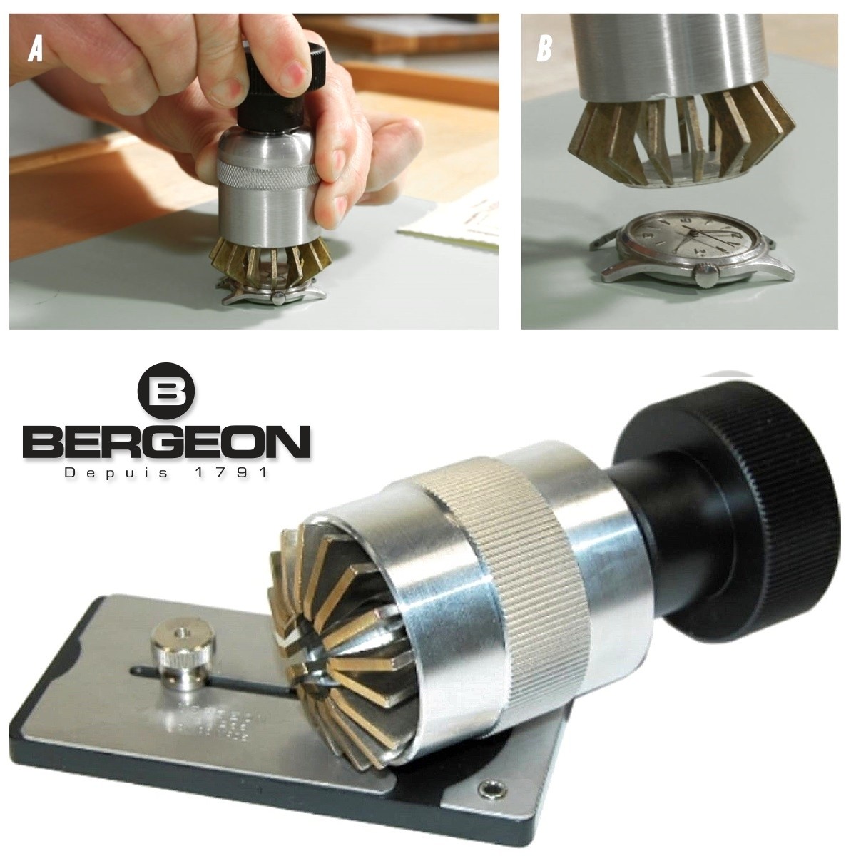 Watch crystal remover tool BERGEON 4266 Watchmakers crystal lift to remove watch crystal glasses