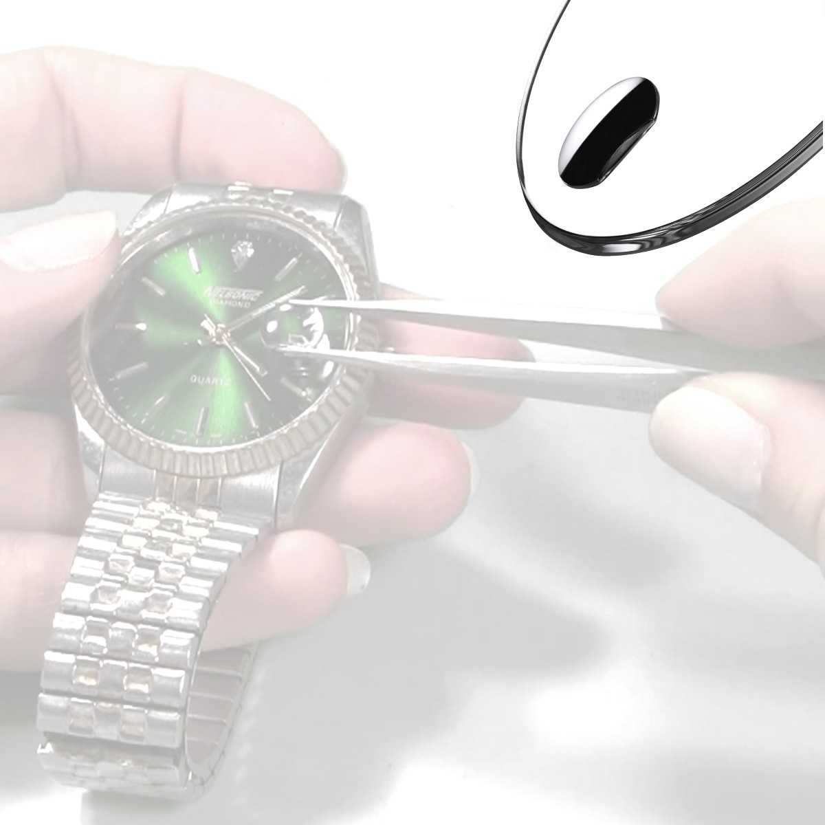 Watch date magnifier new arrivals