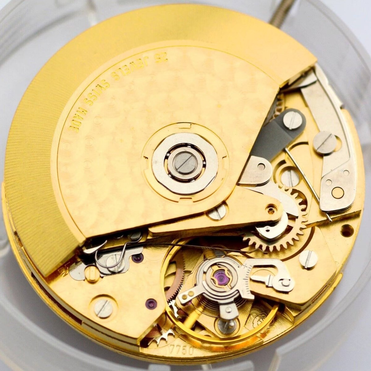 Gold plated ETA Valjoux 7750 chronograph watch movement Price