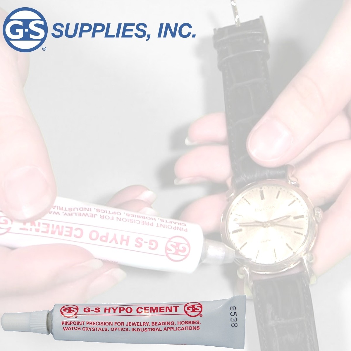 Adhesivo cristales de reloj Hypo Cement G-S Tube