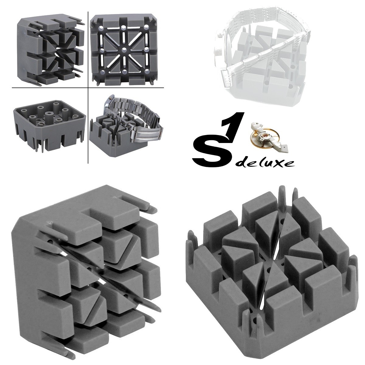 Watch band bracelet holder block watch tool metal band holder