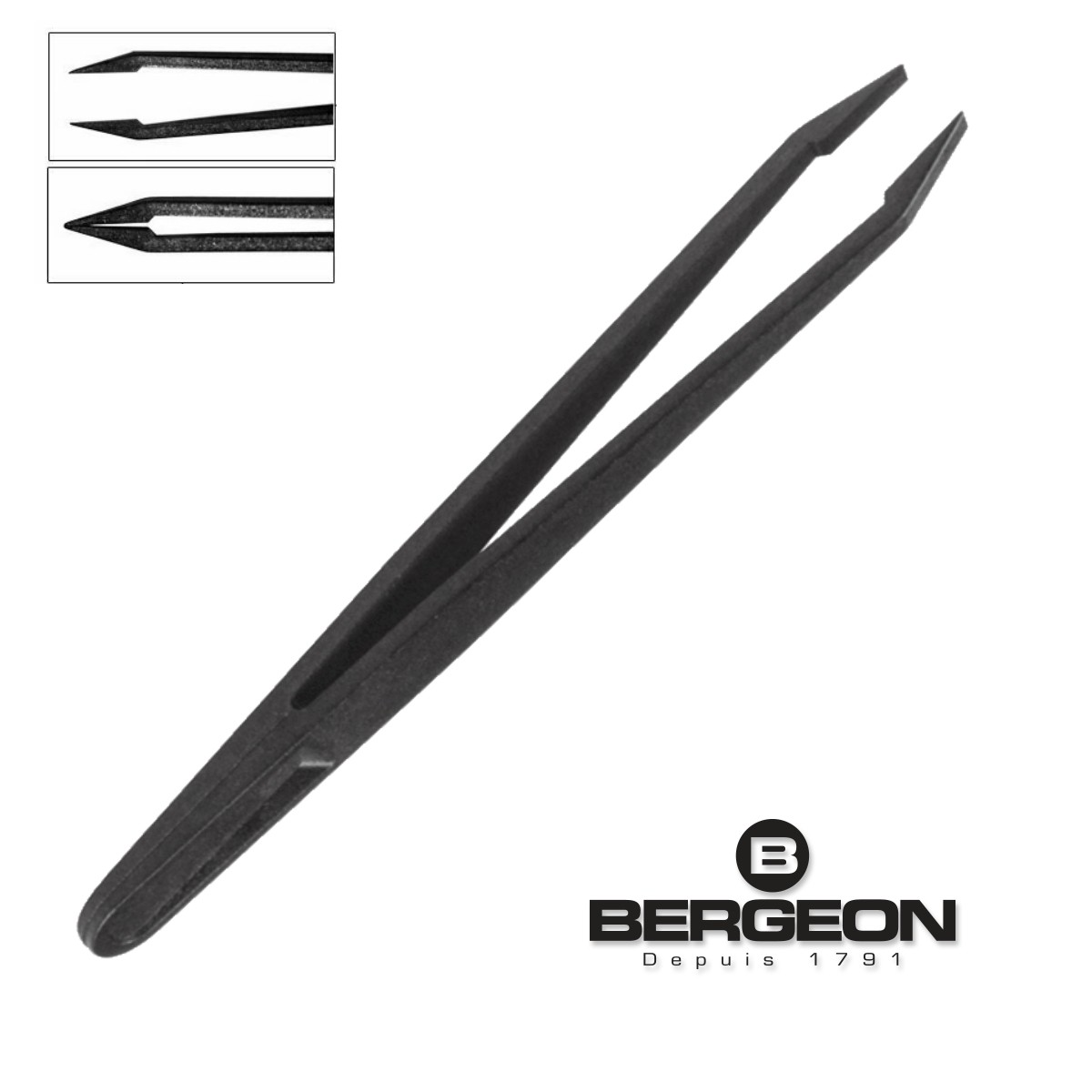 Bergeon ESD Carbon Fiber Tweezers 6751-S, 3 Piece Set