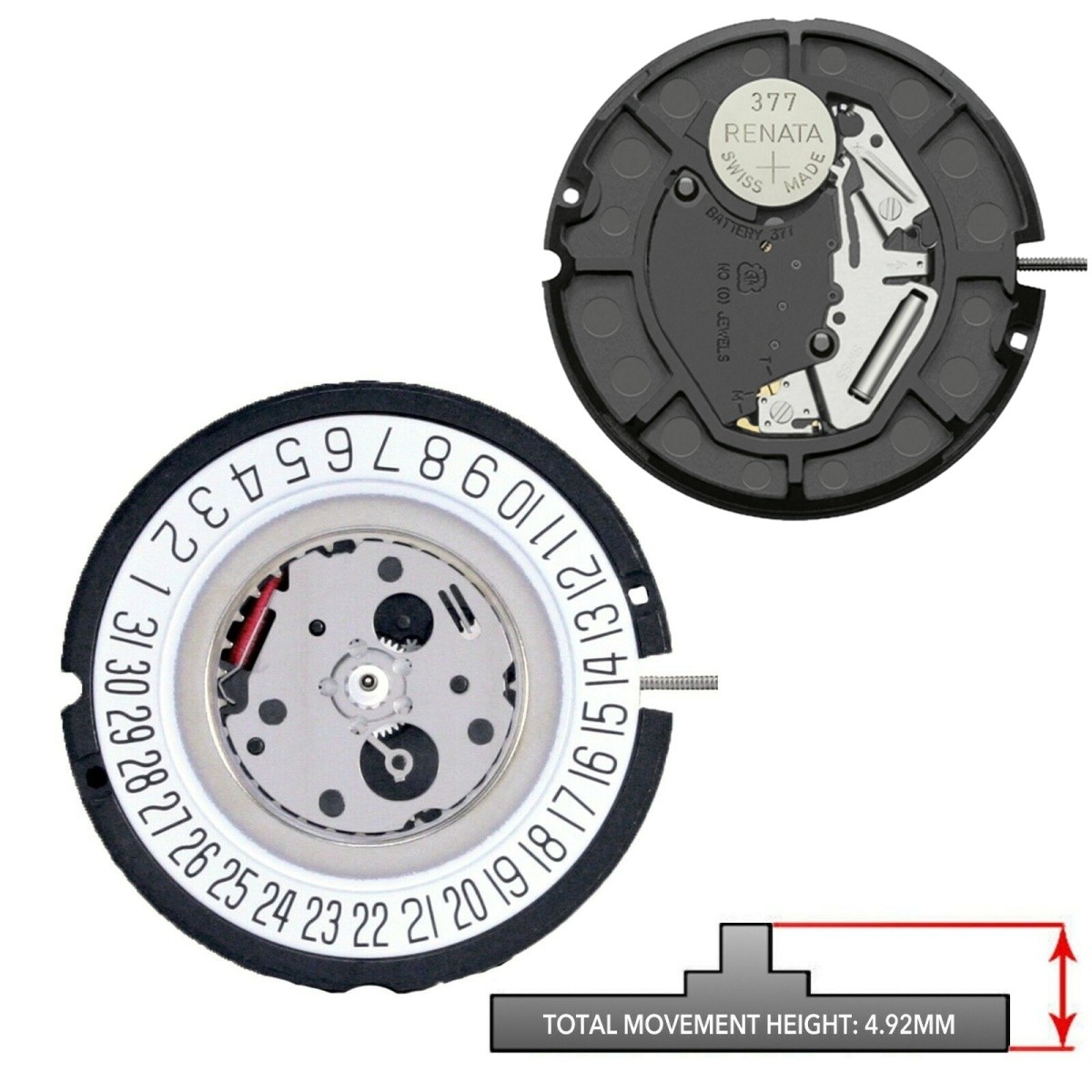 Batterie for cheap quartz watch Renata 377