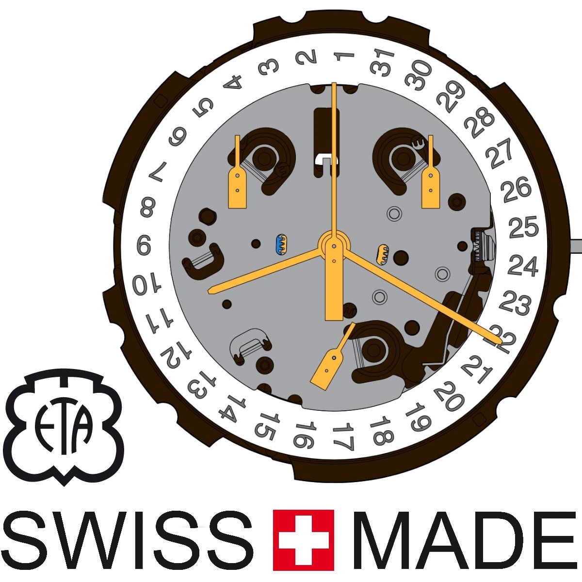 Eta g10 212 movement outlet