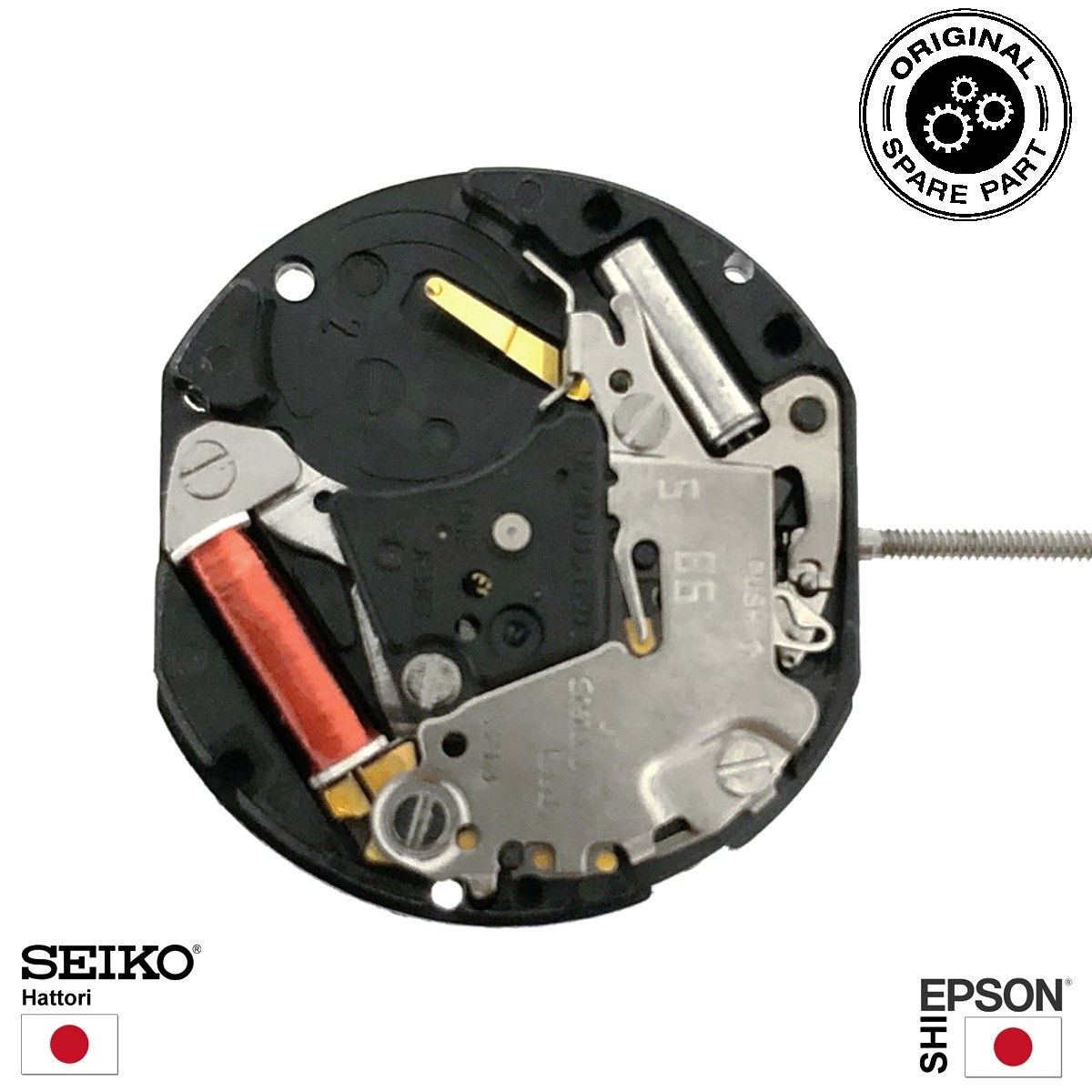 Seiko Hattori VX18 MOONPHASE QUARTZ watch movement repair your wristwatch yourself