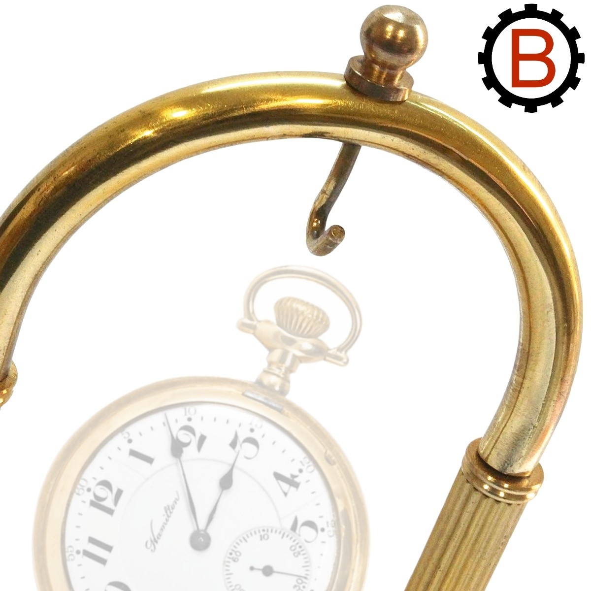 Pocket watch stand BULLONGE LeKing brass Special offers golden pocket watch stand
