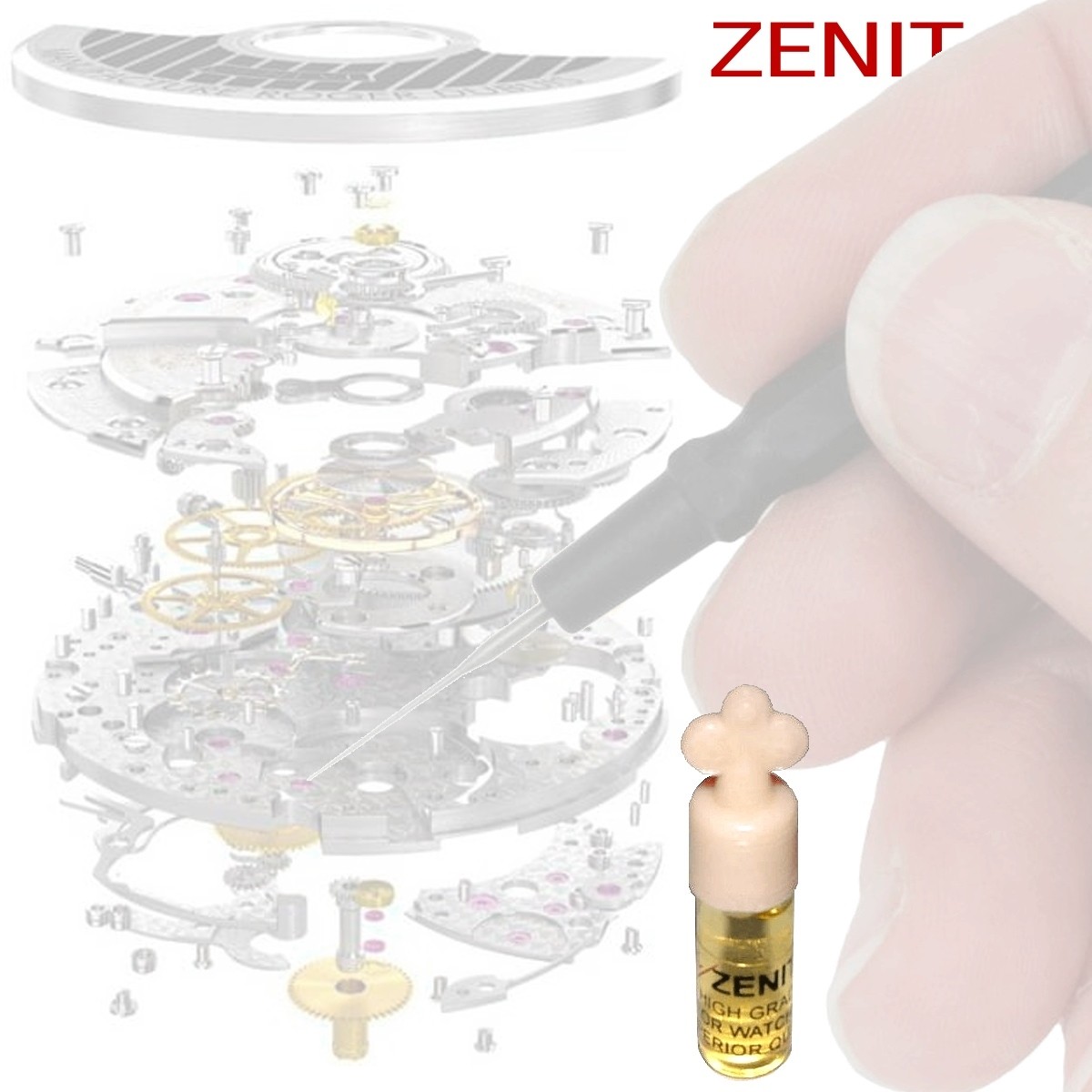Quartz hot sale watch oil