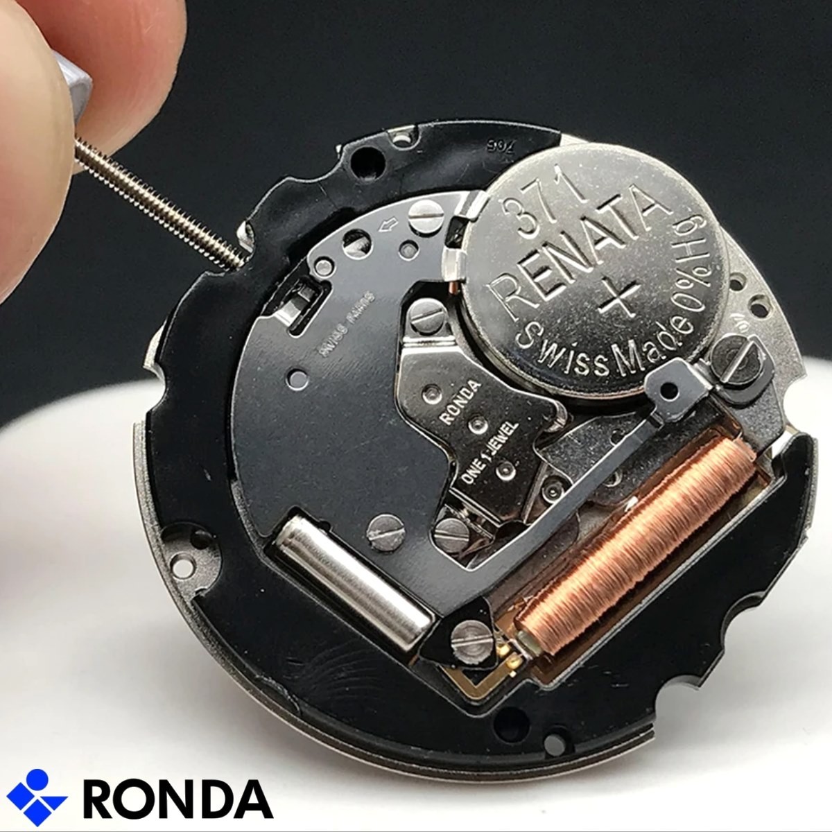 Mouvement De Montre à Quartz Vintage HARLEY/RONDA 378 - Suisse - Pour Pièces/restauration - Occasion