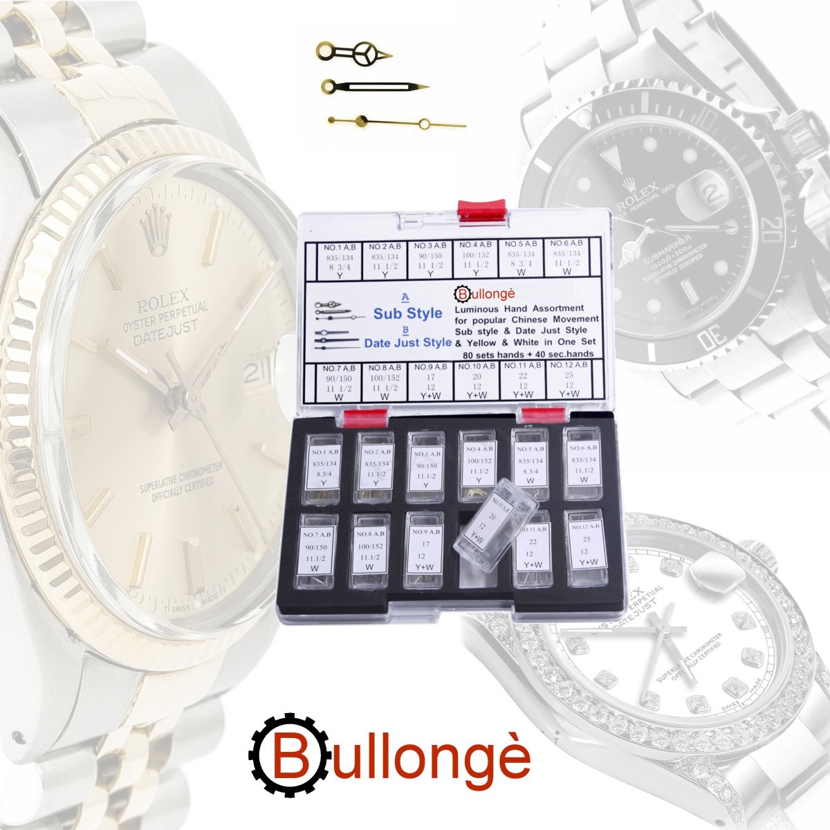 Rolex outlet luminous hands
