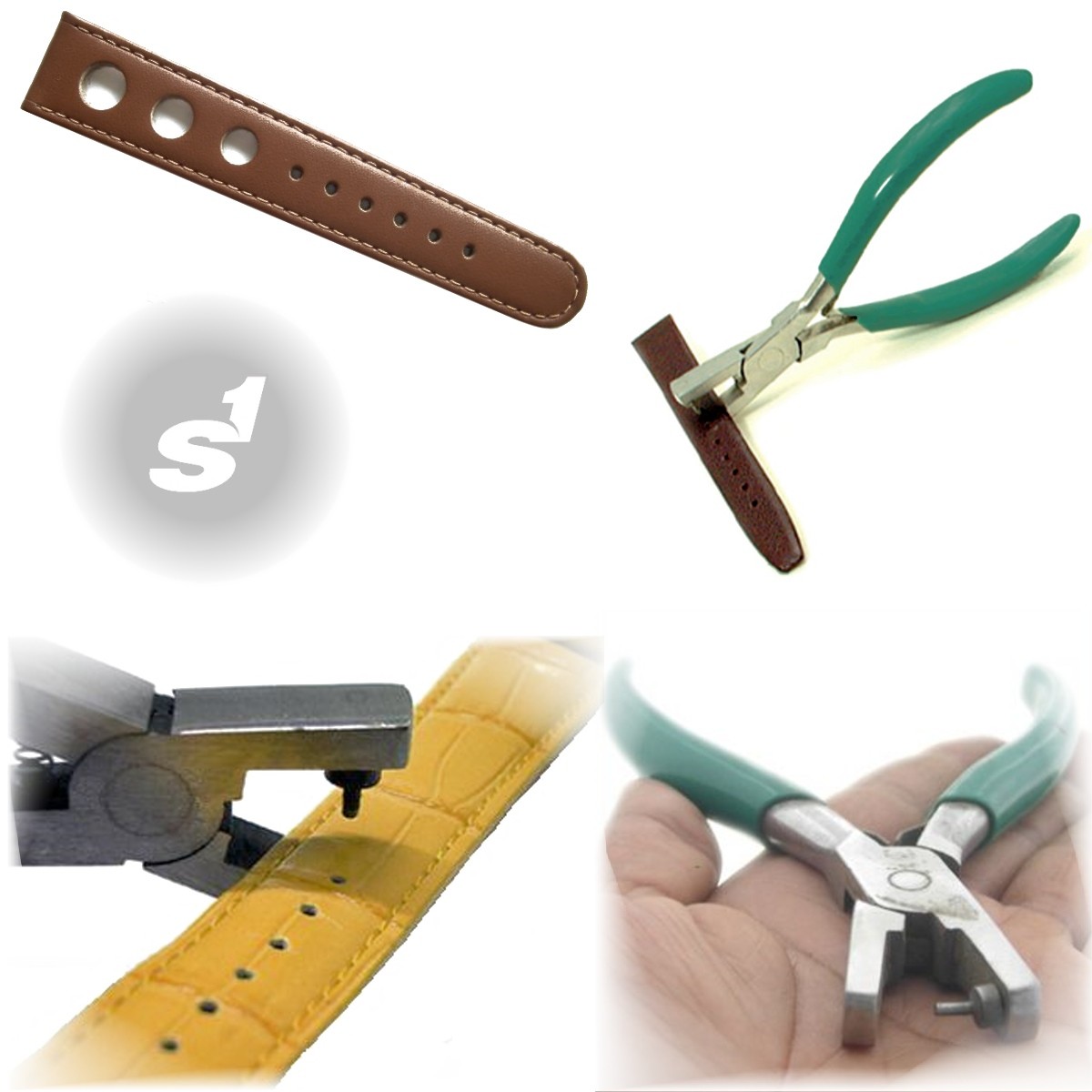 Watch strap hole punch plier tool S1 STAR 1.5 for watch repair