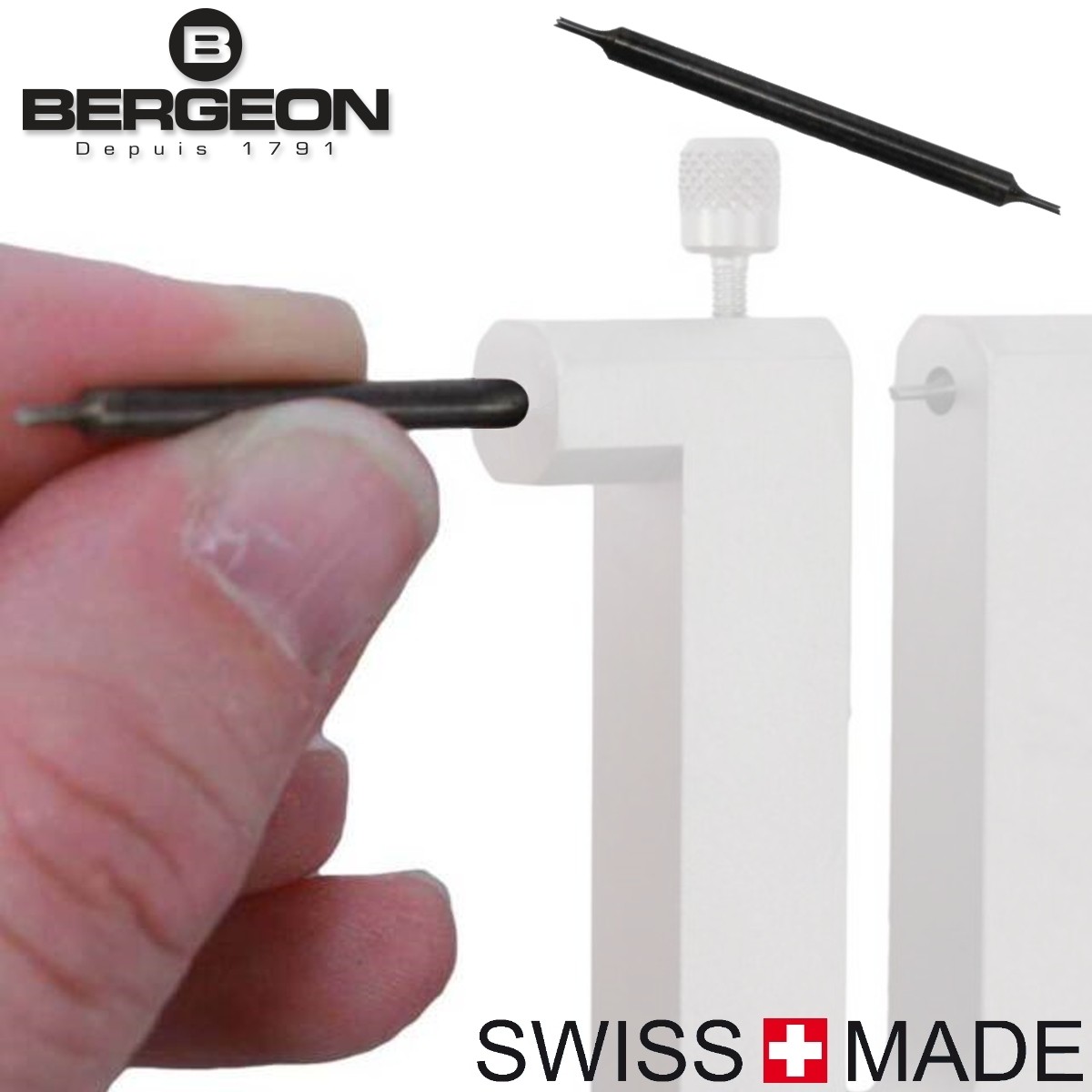 BERGEON 30209-B screw extractor pin Ø 0.60 + 0.70mm - Spare