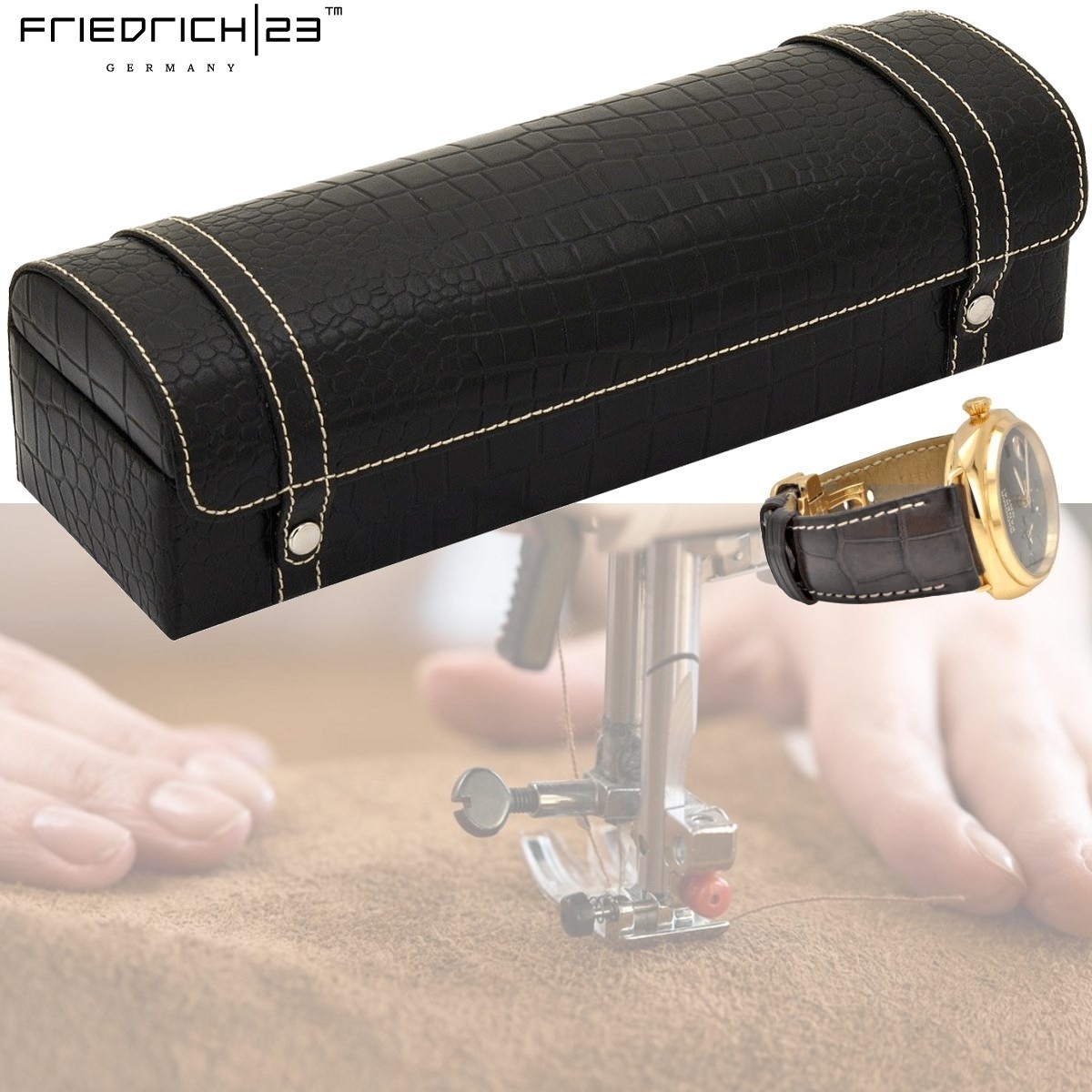 Friedrich 23 watch box CROCO FIVE MERIDIAN Order watch boxes directly from the manufacturer