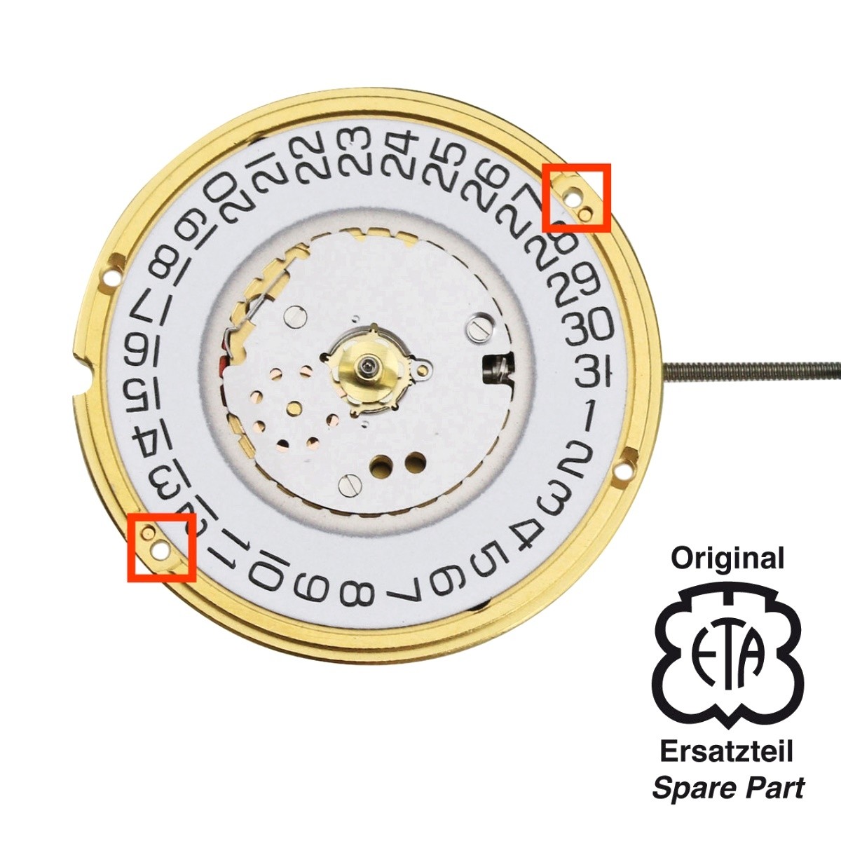 ETA 955.412 quartz watch movement with date - Buy original
