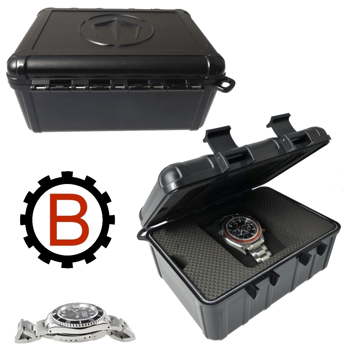 Waterproof discount watch box