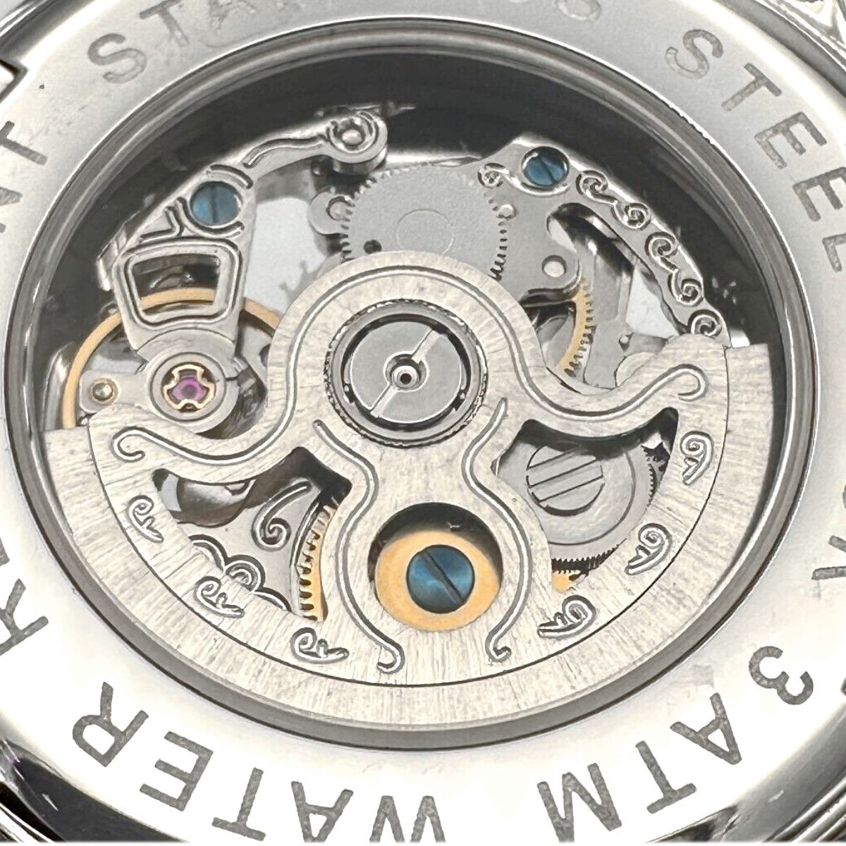 SKELETON watch movement 2196 date day 24h Shop Replacement Watch Movements