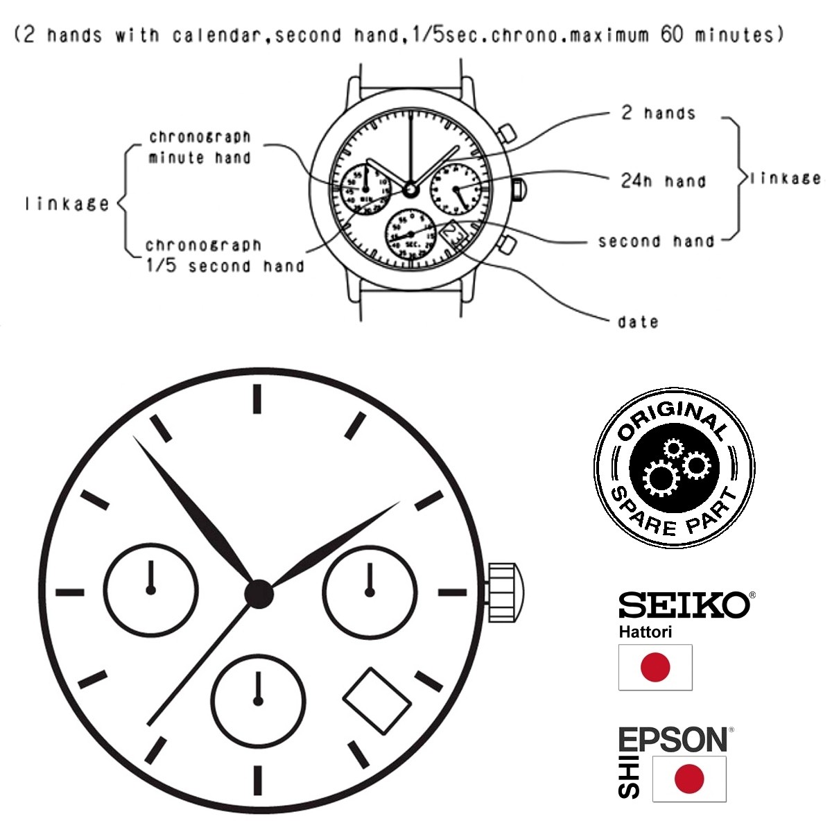 Vk63 seiko on sale