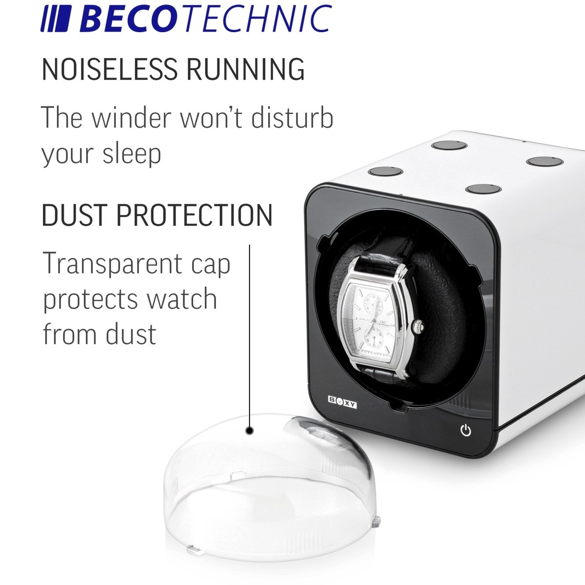 BECO BOXY FANCY BRICK watch winder WHITE PRO1