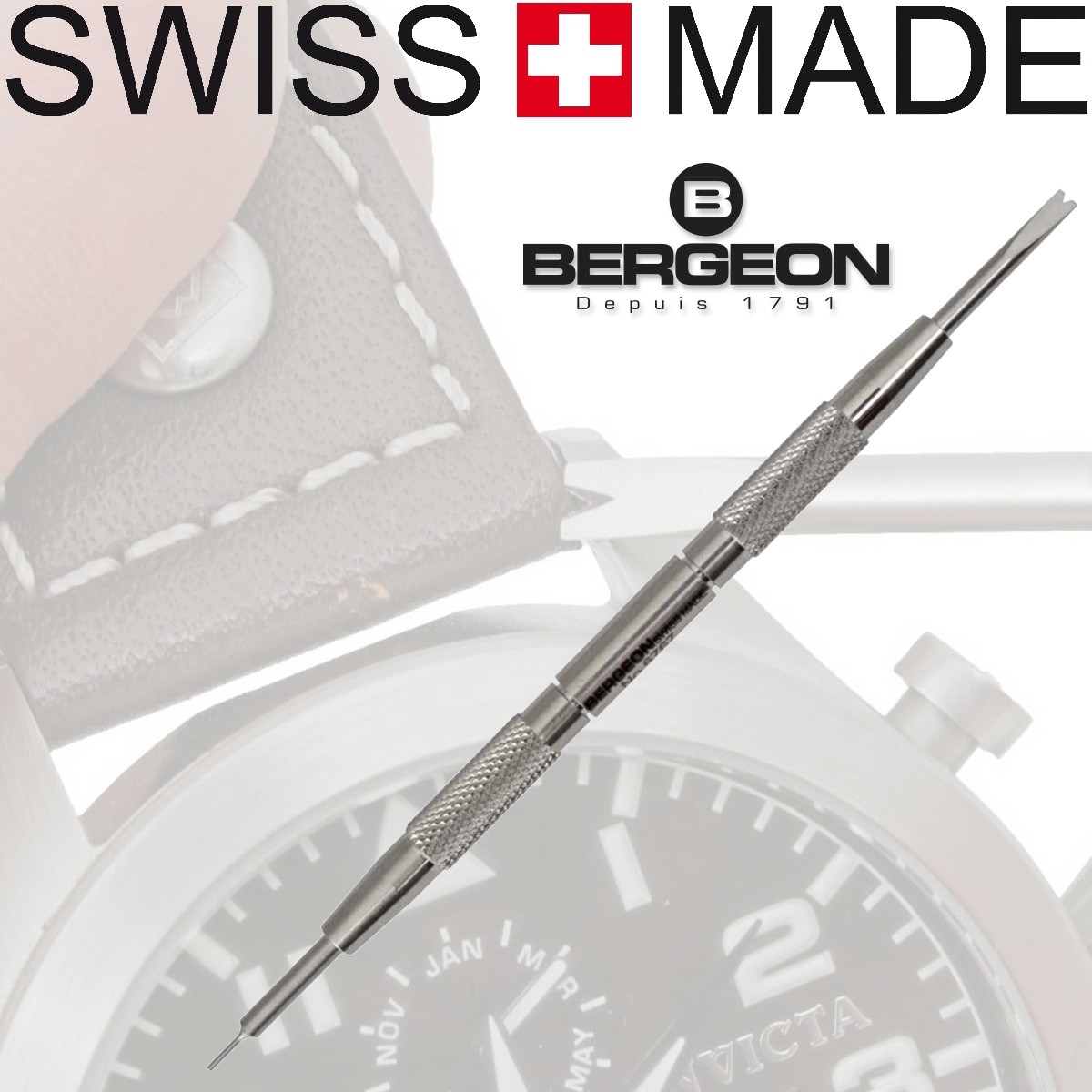 Bergeon spring bar tool 6767 S swiss made