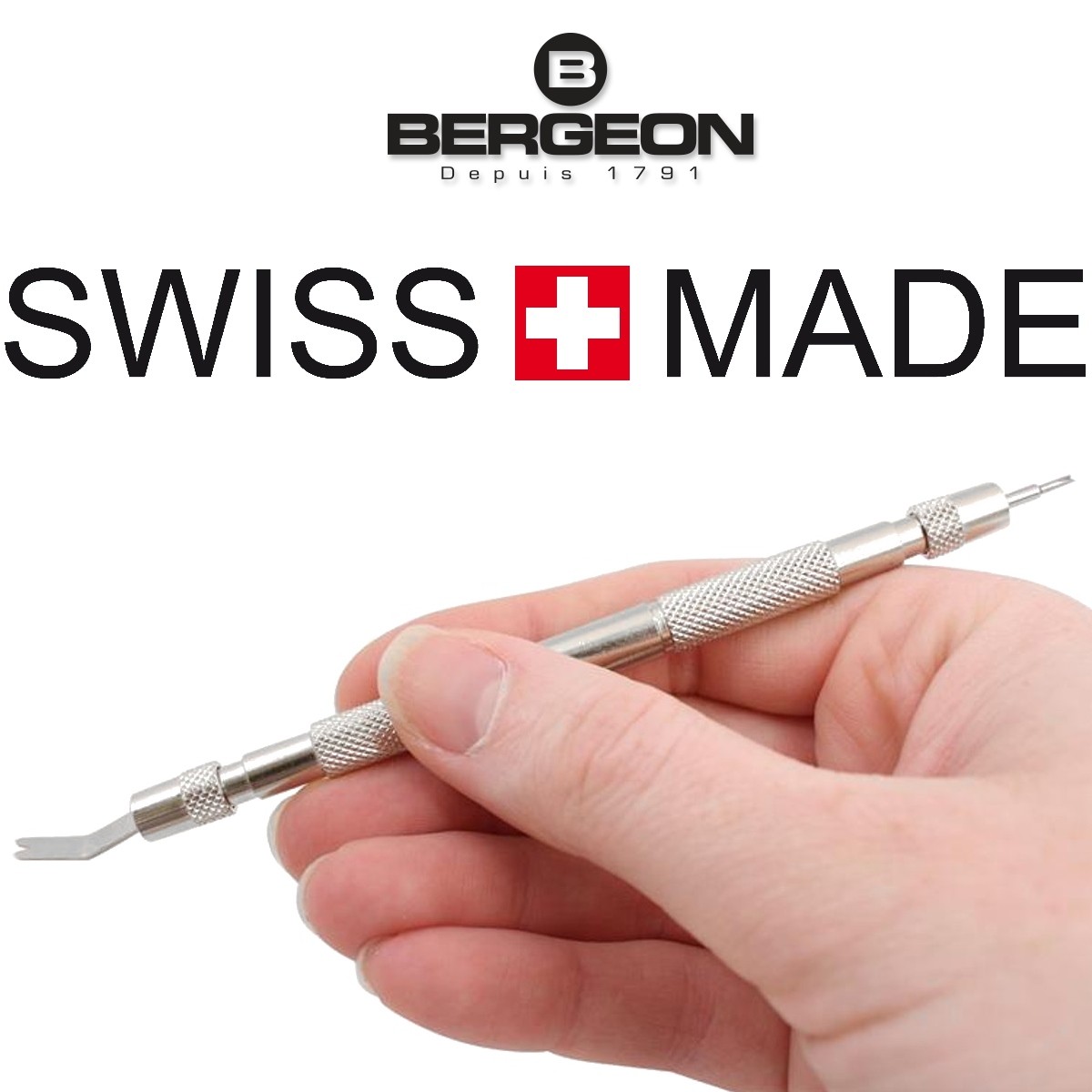 Bergeon 8111 stainless steel spring bar tool Spring bar remover for watch repair