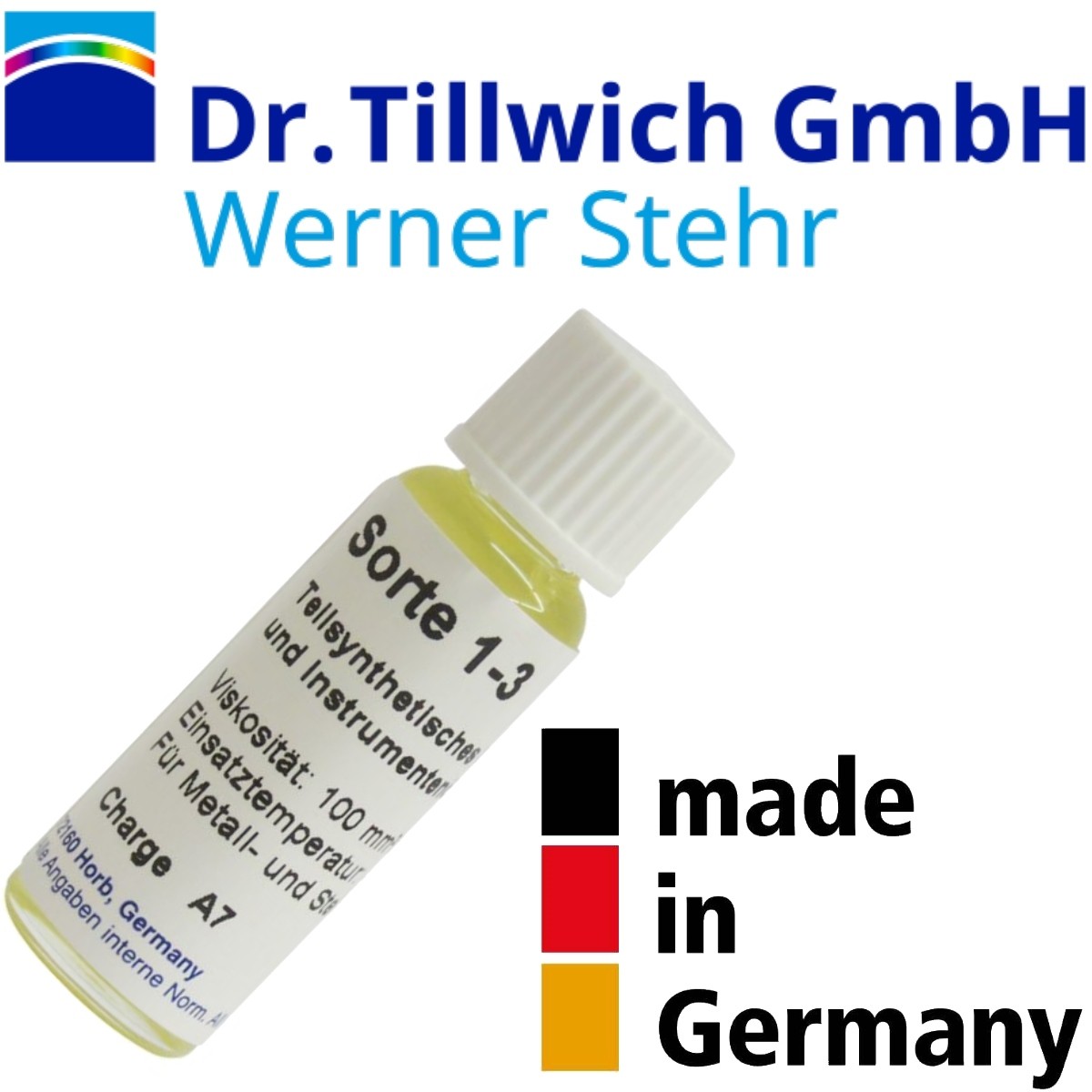 Dr. Tillwich ntha partially synthetic watch oil 1-3 for