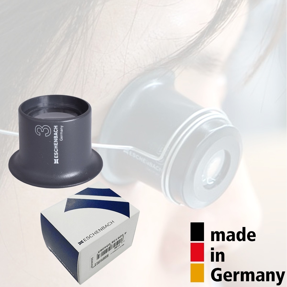 Loupe D'horloger Eschenbach N°7 - Grossissement X7 - Fabriquée En Allemagne - Neuve étiquetée