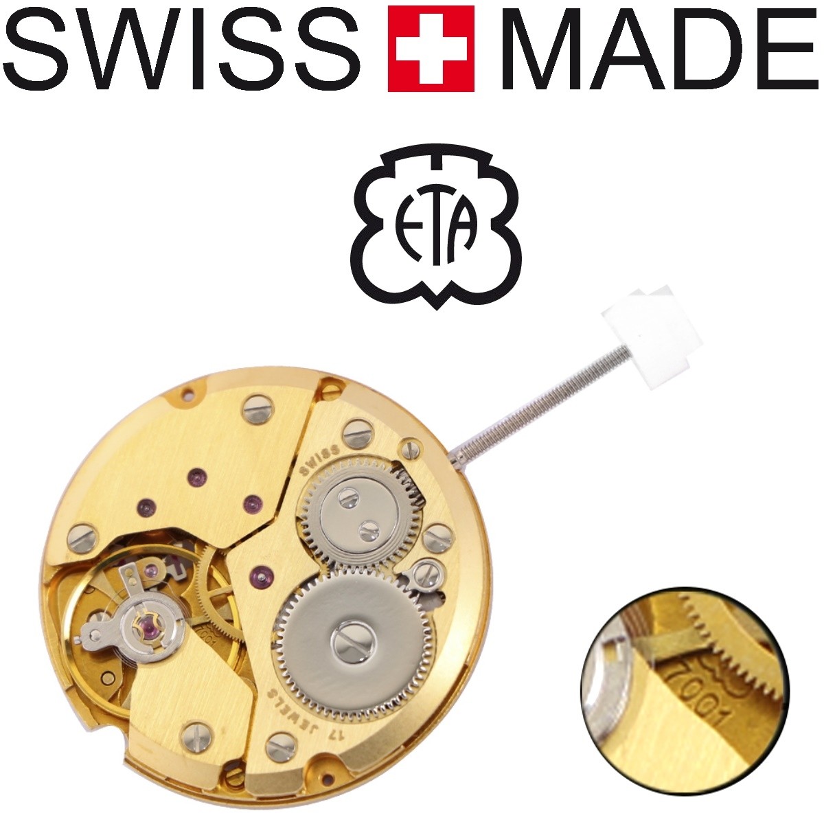 ETA Peseux 7001 manual wind watch movement Price list ETA watch movements and ordering options