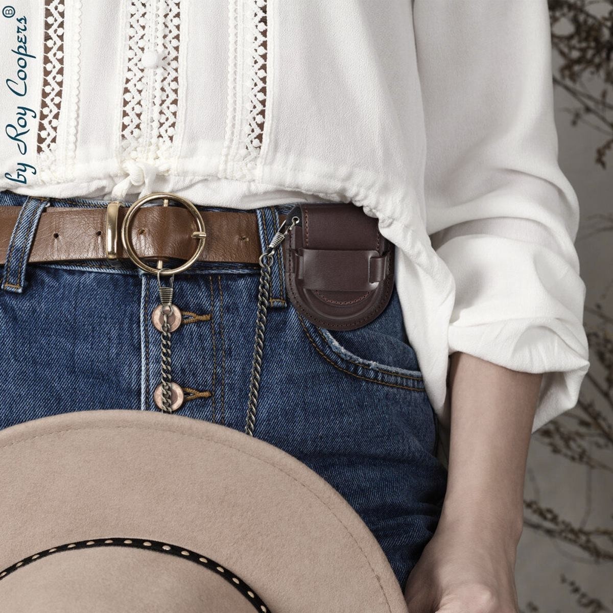 Pocket watch belt pouch on sale