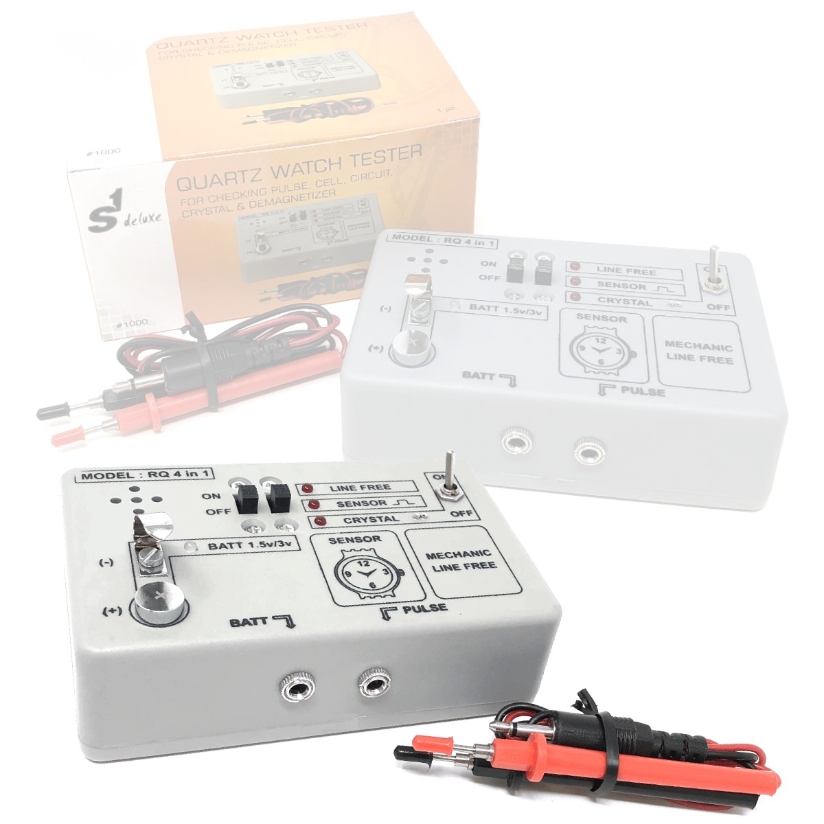 S1 Deluxe 4in1 quartz watch tester and battery checker device for