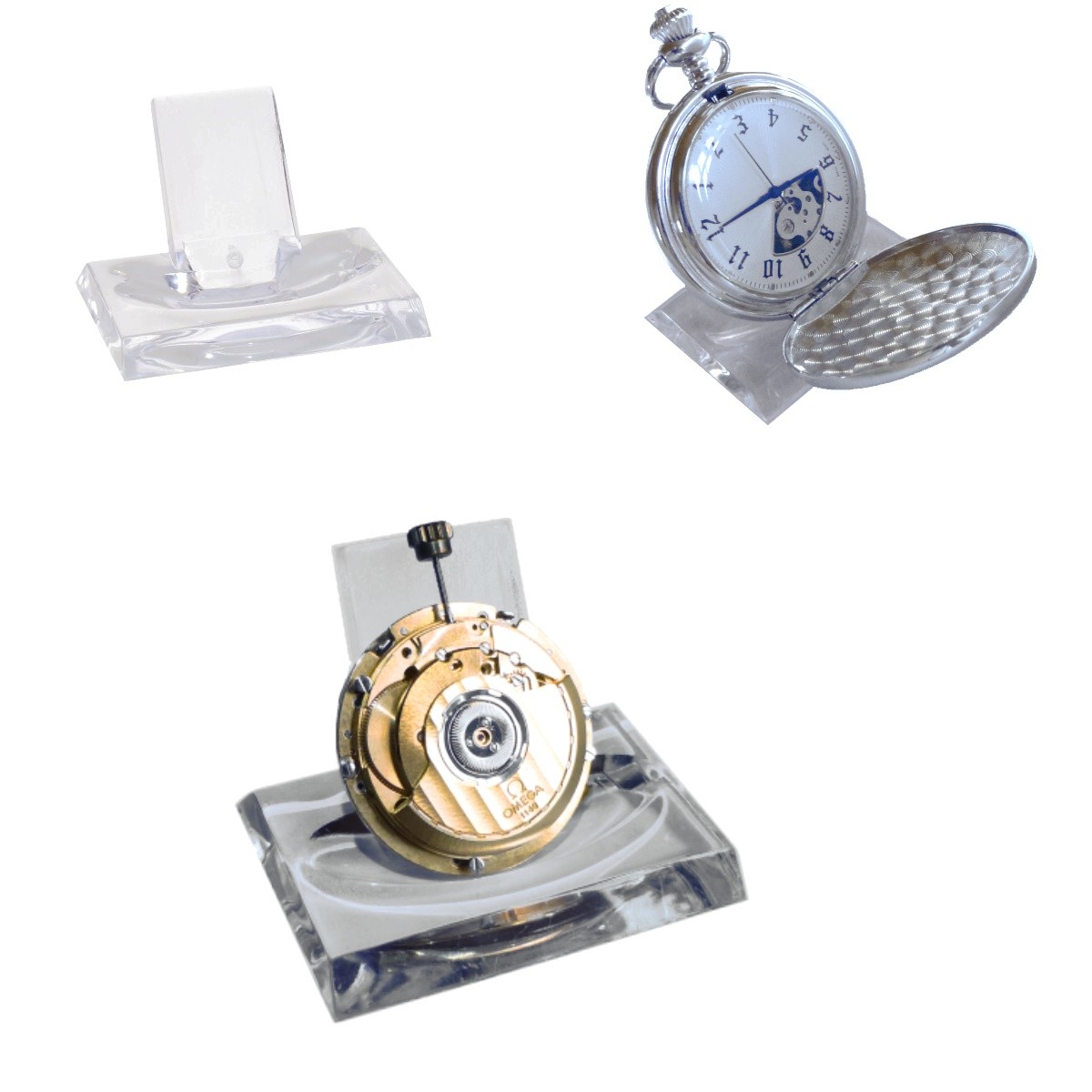Clear acrylic pocket watch display stand EXPRESSION 7 Buy watch displays directly from the manufacturer
