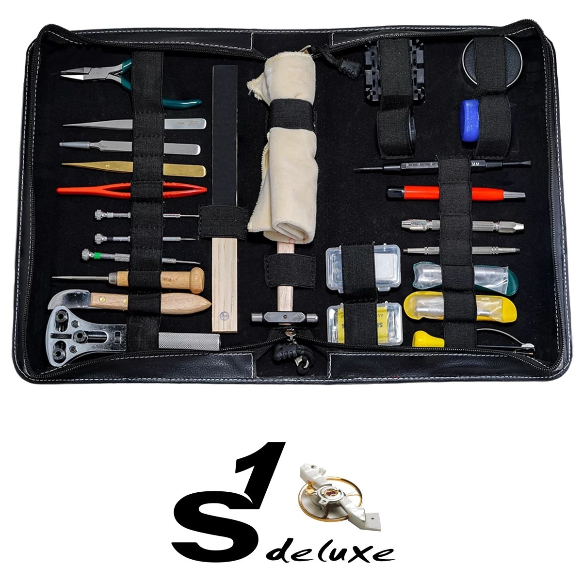 Watch repair kit 23 tools S1 DELUXE PRIME Watch tool starter set for hobbyist watchmakers