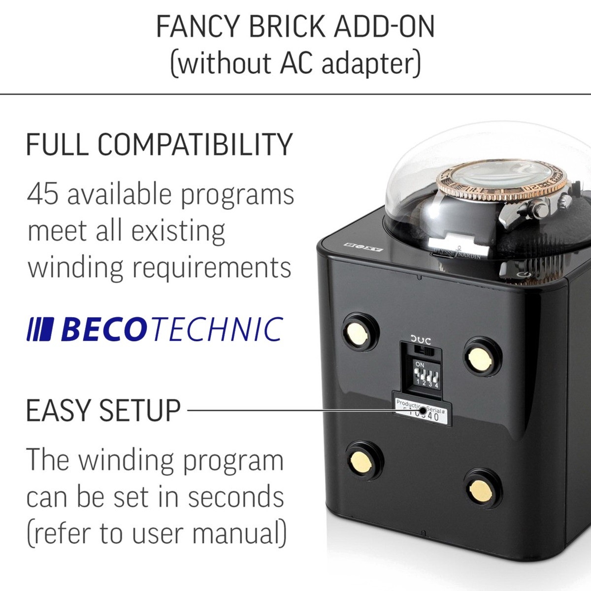 Boxy watch winder sale manual