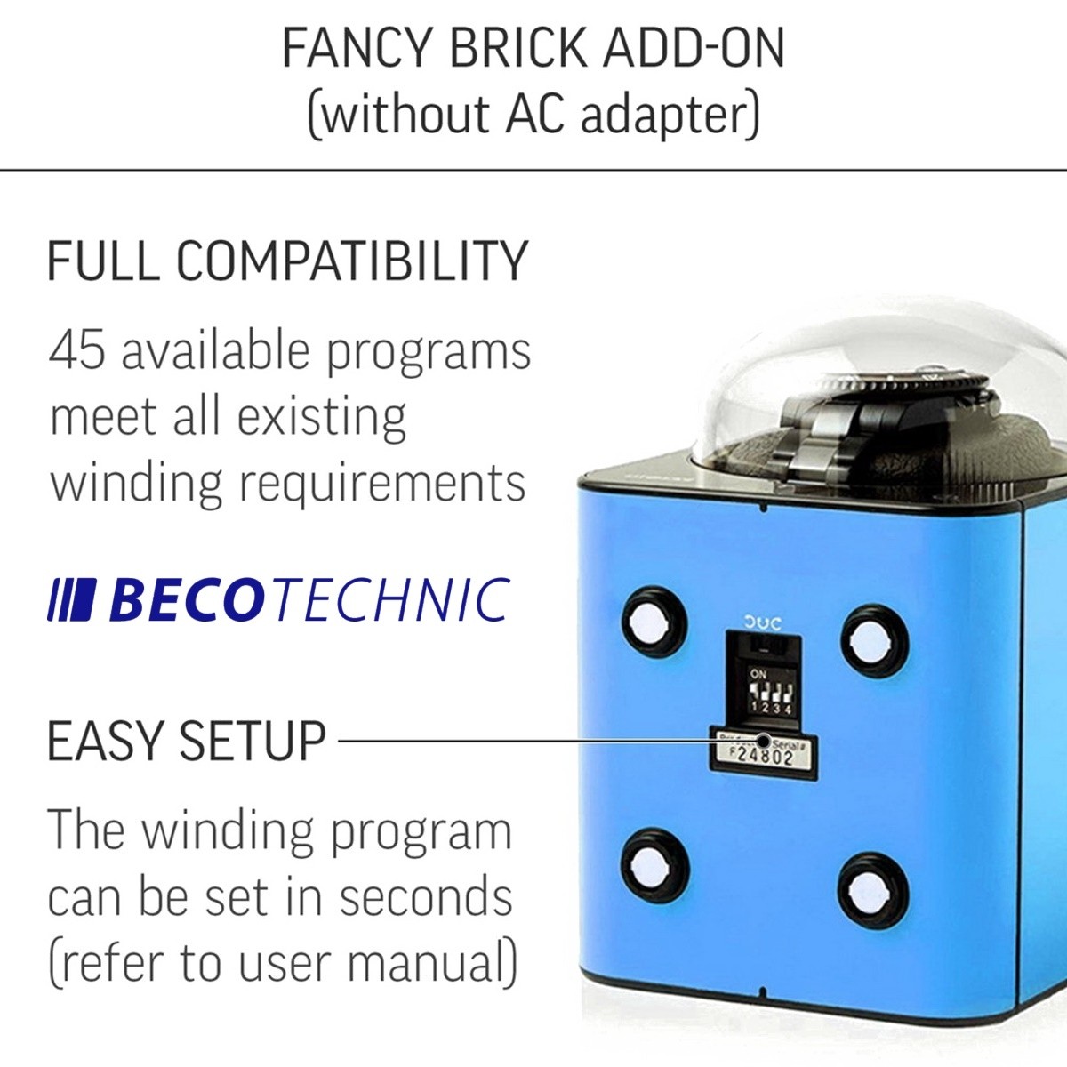 Boxy watch winder manual new arrivals