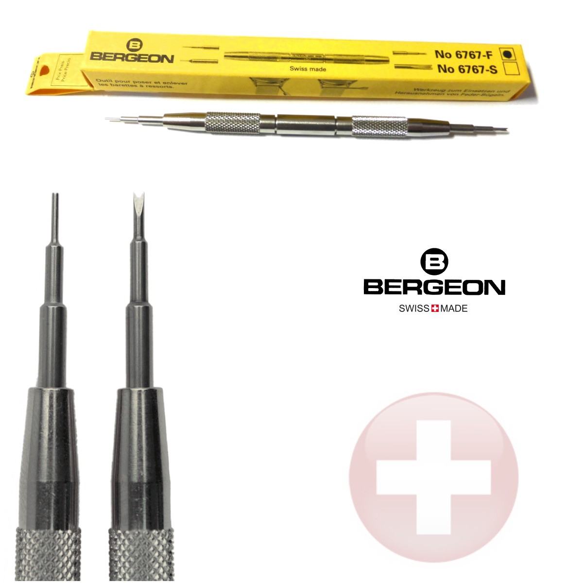 Bergeon spring bar tool 6767-F swiss made perfect for professional  watchmaker