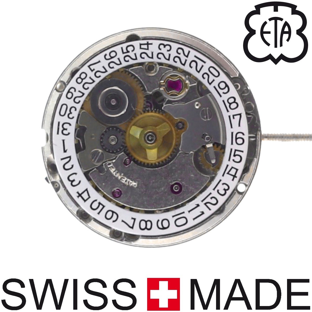 Automatic watch movement ETA 2651 signed Roamer Prices of ETA watch movements