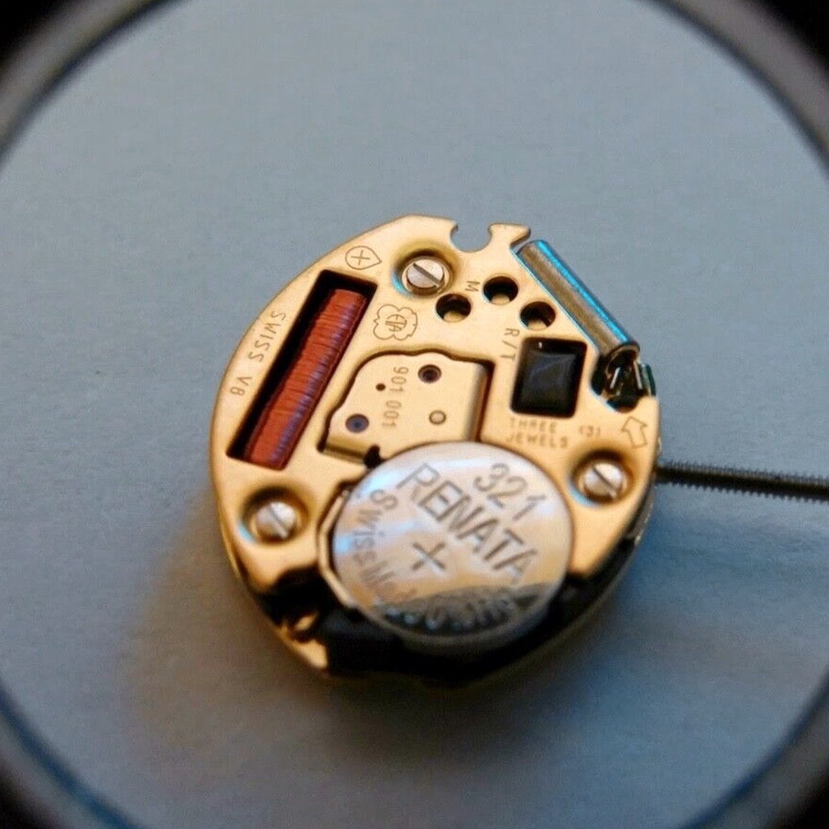 ETA 901.001 Normflatline quartz watch movement Replace the quartz movement yourself
