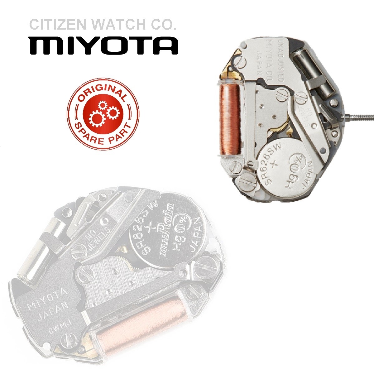 Citizen Miyota 2035 QUARTZ watch movement change qaurtz movement